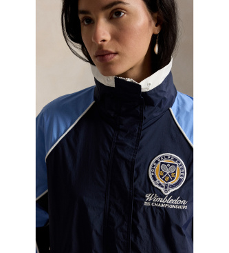 Polo Ralph Lauren Kurtka wiatrówka z logo Wimbledon granatowa