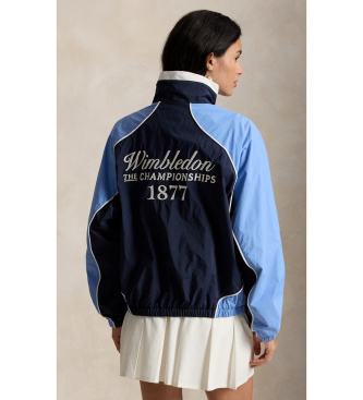 Polo Ralph Lauren Kurtka wiatrówka z logo Wimbledon granatowa
