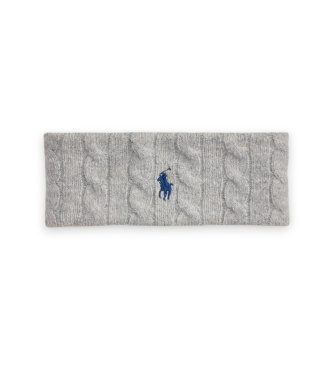 Polo Ralph Lauren Hårbånd i uld og cashmere, grå