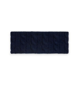 Polo Ralph Lauren Faixa de cabelo de lã e cashmere marinho