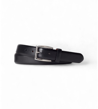 Polo Ralph Lauren Cinturn de piel Saddle negro