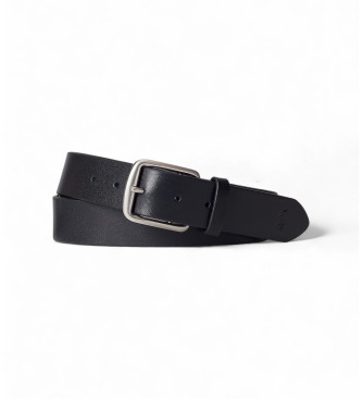 Polo Ralph Lauren Ceinture en cuir sellier noir