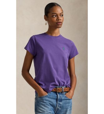 Polo Ralph Lauren Lilac Classic Fit cotton knit shirt