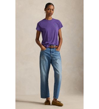 Polo Ralph Lauren Lilac Classic Fit cotton knit shirt