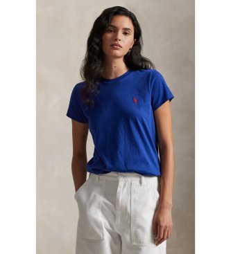 Polo Ralph Lauren Blue Classic Fit cotton knit shirt