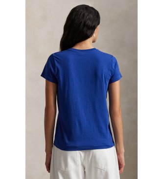 Polo Ralph Lauren Blue Classic Fit cotton knit shirt