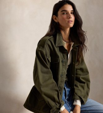 Polo Ralph Lauren Jaqueta curta verde