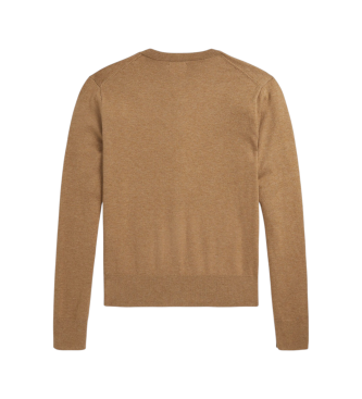 Polo Ralph Lauren Cardigan marrone girocollo