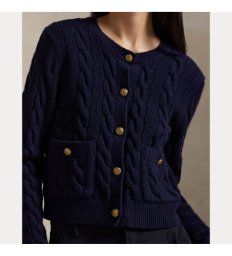 Polo Ralph Lauren Cardigan en laine marine