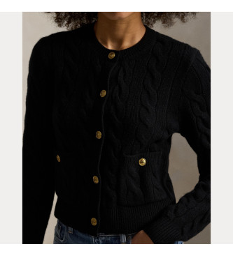 Polo Ralph Lauren Cardigan en laine noir