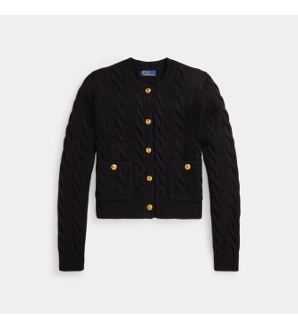 Polo Ralph Lauren Cardigan en laine noir