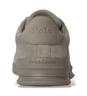 Polo Ralph Lauren Deportiva Heritage Court II de camurça cinza
