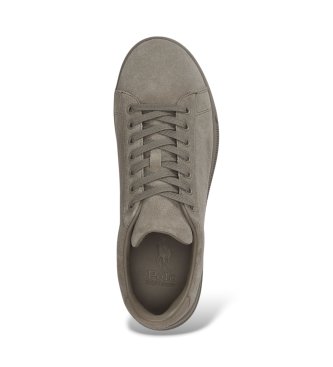 Polo Ralph Lauren Deportiva Heritage Court II de camurça cinza