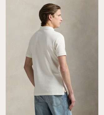 Polo Ralph Lauren Das ikonische cremefarbene Piqu-Poloshirt