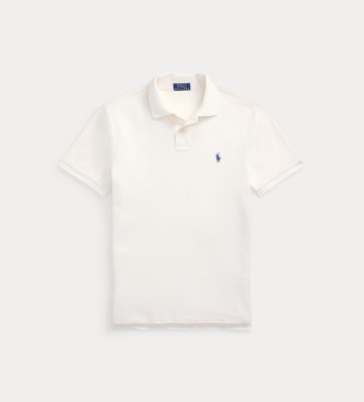 Polo Ralph Lauren Das ikonische cremefarbene Piqu-Poloshirt