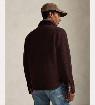Polo Ralph Lauren Camicia Felted marrone