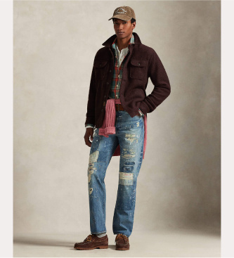 Polo Ralph Lauren Camicia Felted marrone