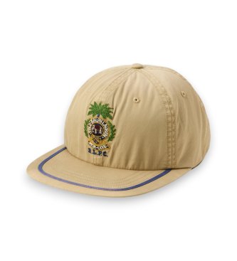 Polo Ralph Lauren Gorra de sarga con escudo bordado beige