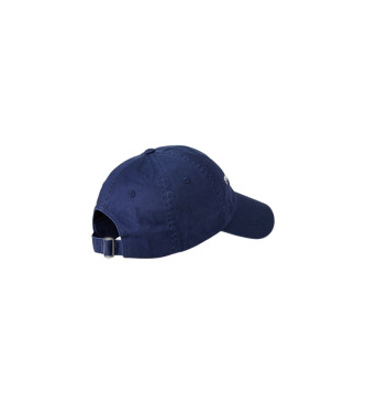 Polo Ralph Lauren Mtze aus marineblauem Baumwolltwill