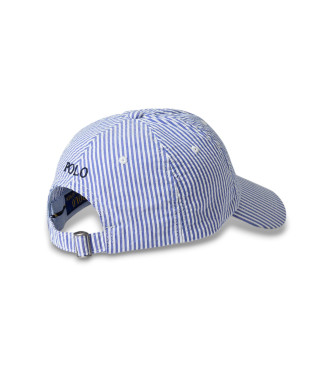 Polo Ralph Lauren Seersucker pet blauw