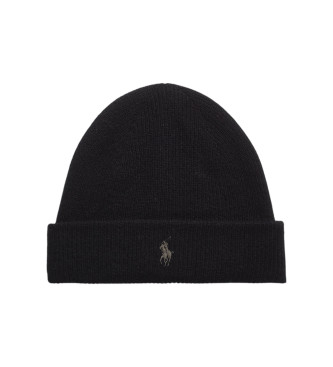 Polo Ralph Lauren Bonnet en cachemire lavable noir