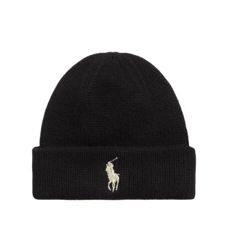 Polo Ralph Lauren Wollen muts met zwart paard