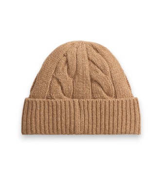 Polo Ralph Lauren Brun uldblandingshue med Polo Bear