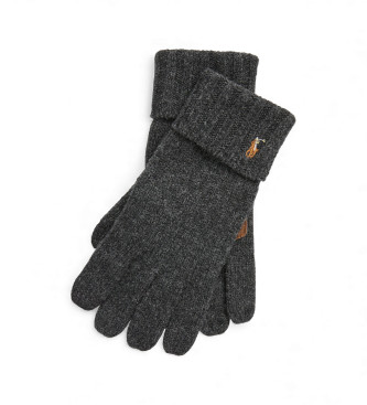 Polo Ralph Lauren Grijze handschoenen van merinowol