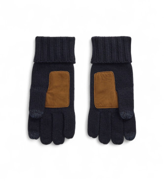 Polo Ralph Lauren Guanti touchscreen in lana merino blu navy