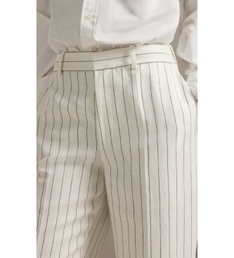 Polo Ralph Lauren Pantalon en chanvre Relaxed Straight Fit blanc cassé