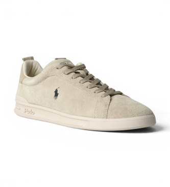 Polo Ralph Lauren Sneakers in Pelle Lace beige