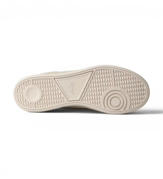 Polo Ralph Lauren Sneakers in Pelle Lace beige