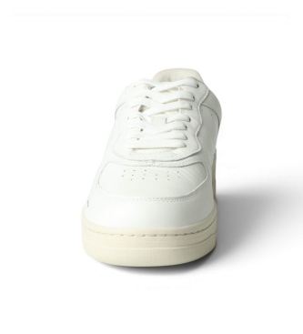 Polo Ralph Lauren White Leather Masters Low Sneakers
