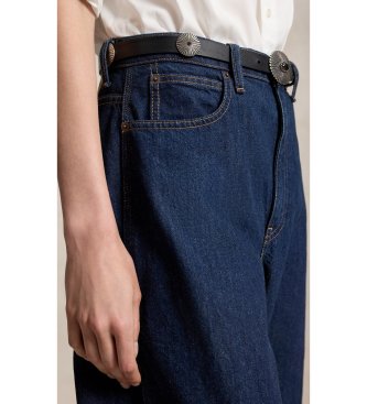 Polo Ralph Lauren Jean Curved Tapered bleu marine