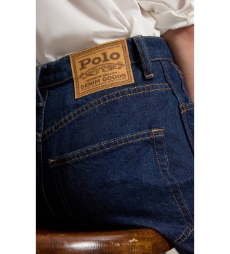 Polo Ralph Lauren Jean Curved Tapered bleu marine