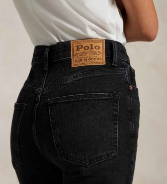 Polo Ralph Lauren Super Slim jeans med hög passform svart