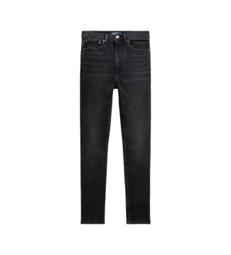 Polo Ralph Lauren Super Slim jeans med hög passform svart