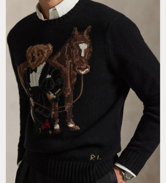 Polo Ralph Lauren Pull ours noir