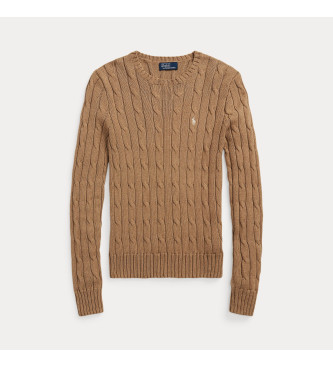 Polo Ralph Lauren Jersey Cable Knit marrn