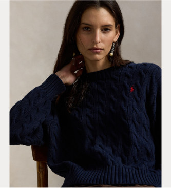 Polo Ralph Lauren Pulover Cable navy