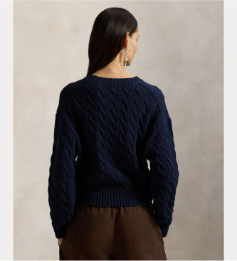 Polo Ralph Lauren Pulover Cable navy