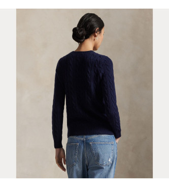 Polo Ralph Lauren Pull en laine torsade marine