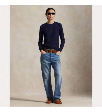 Polo Ralph Lauren Pull en laine torsade marine