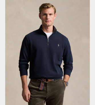 Polo Ralph Lauren Maglione con cerniera blu scuro