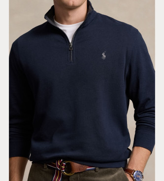 Polo Ralph Lauren Maglione con cerniera blu scuro