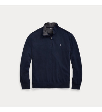 Polo Ralph Lauren Maglione con cerniera blu scuro