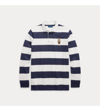 Polo Ralph Lauren Pull Polo Bear Classic Fit bleu, blanc