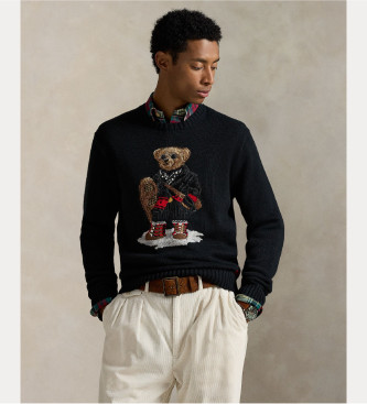 Polo Ralph Lauren Pull avec Ours Polo noir