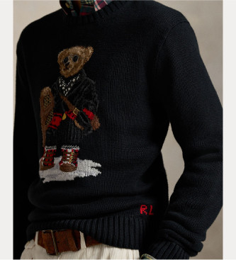 Polo Ralph Lauren Pull avec Ours Polo noir