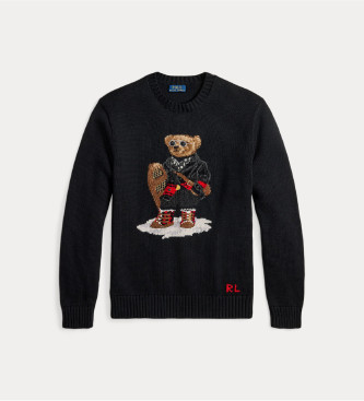 Polo Ralph Lauren Pull avec Ours Polo noir